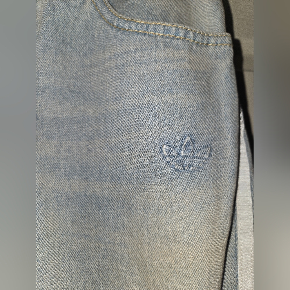 NWT Adidas Originals 2-in-1 Denim Skirt - Picture 10 of 16